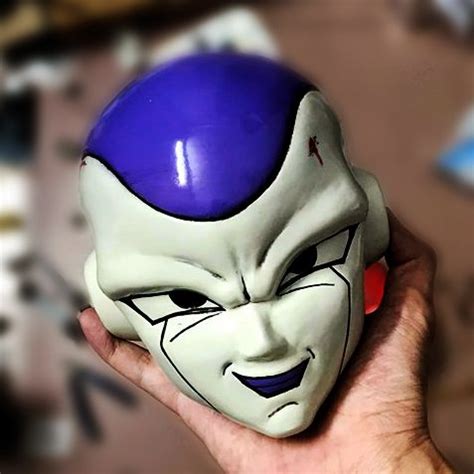 3D printable frieza Mask - Frieza Head - Dragon ball cosplay/Decor ...