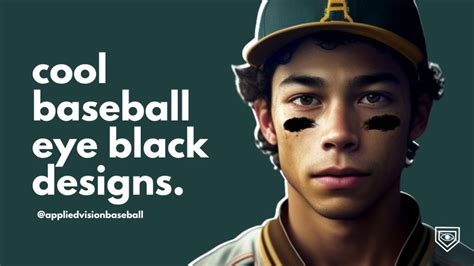 Baseball Eye Black Designs - Applied Vision Baseball