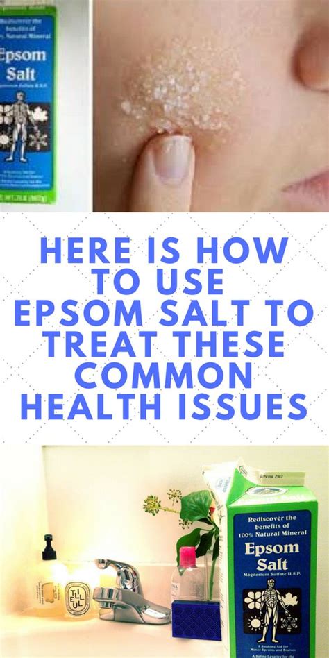 HERE IS HOW TO USE EPSOM SALT TO TREAT THESE COMMON HEALTH ISSUES - Health Hacks