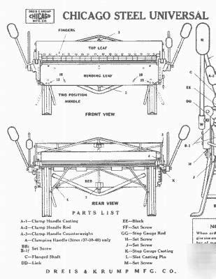 Manual Sheet Metal Brake