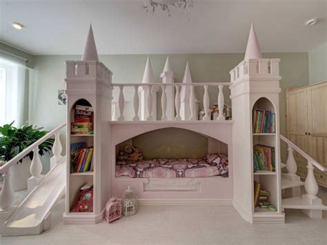 Made To Order Luxury Phenomenal Castle Bunk Bed With Stairs And Slide ...