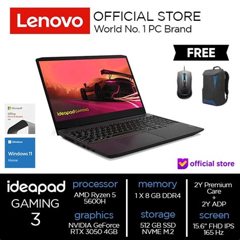 Lenovo IdeaPad Gaming 3i I5 11th Gen RTX 3050Ti Buy, Rent, Pay In ...