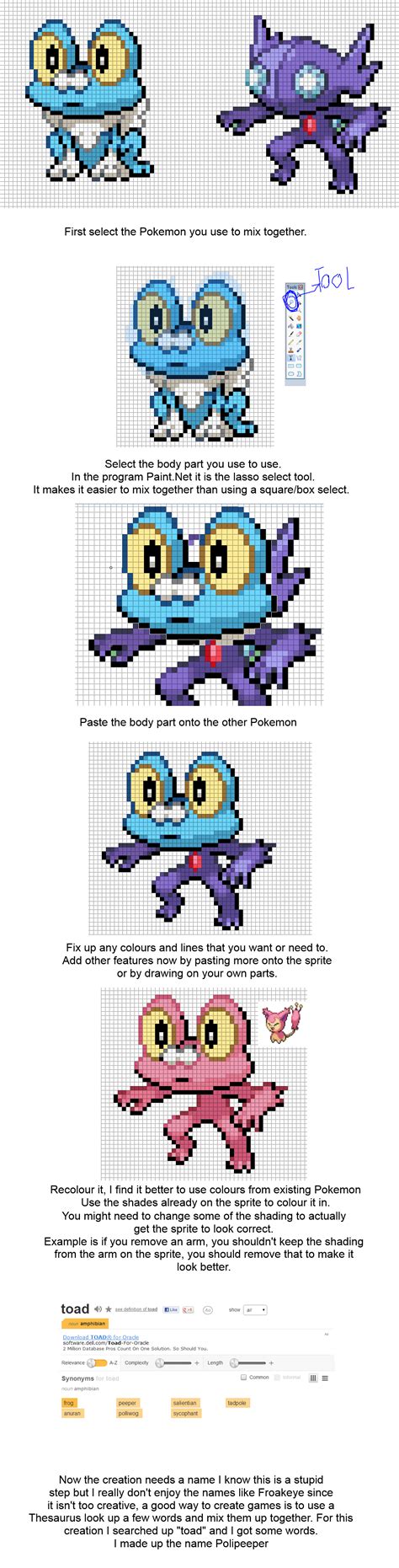 Sprite Tutorial Pokemon/Fakemon by NaoTheSillyDuffer on DeviantArt