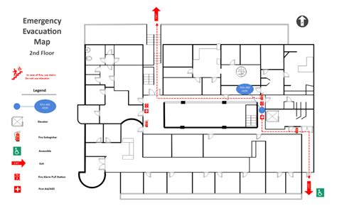 Free Editable Evacuation Plan Examples & Templates | EdrawMax