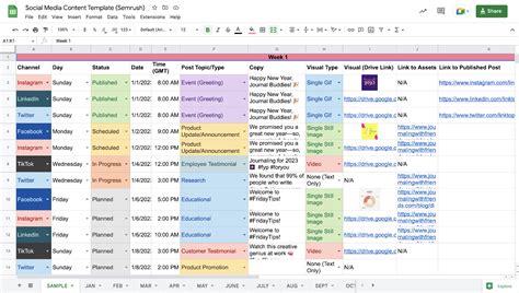 How to Create a Social Media Calendar in 5 Easy Steps (with Template)