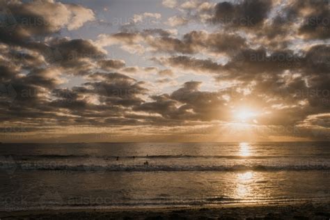 Image of Perth Beach Sunset - Austockphoto