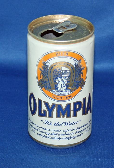 Vintage Olympia Beer Can Stay Tab Aluminum Can 12 Oz Opened Empty Bar ...