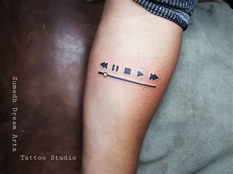 .Music Lover's Tattoo design.. By..Sumedh Dream Arts & Tattoo Studio ...