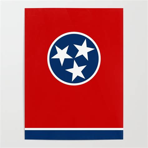 Tennessee State flag Poster by LonestarDesigns2020 is Modern Home Decor ...