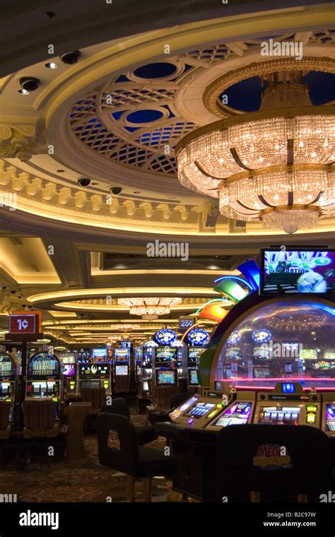 Slot machines inside the Monte Carlo Casino in Las Vegas, Nevada Stock Photo - Alamy