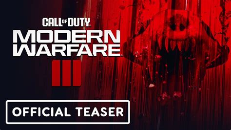 Call of Duty: Modern Warfare 3 - Official Teaser Trailer - YouTube