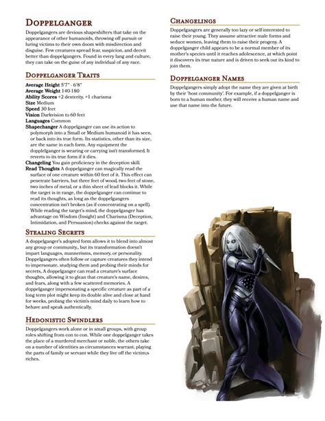 DnD 5e Homebrew — Races by PaladinofDoge