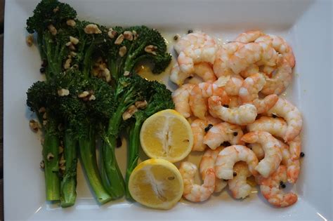 Roasted Shrimp and Broccolini - My Story in Recipes