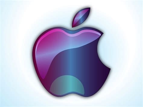 Apple bright purple icon vector Vector | Free Download