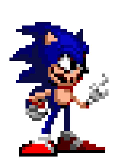 FNF Sonic.EXE Pixel by ZombiMateusz on DeviantArt