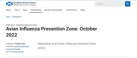 UK-wide Avian Flu Prevention Zone Declared