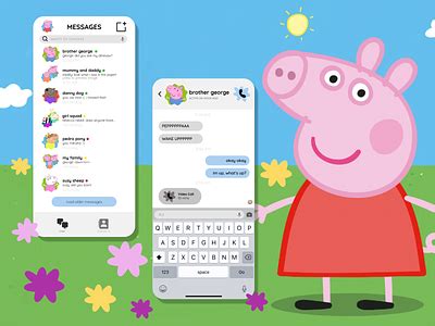 Peppa Pig Messaging designs, themes, templates and downloadable graphic elements on Dribbble