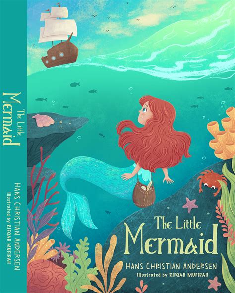 The Little Mermaid - Book Cover on Behance