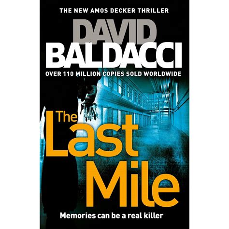 David Baldacci Amos Decker Series 5 Books Collection Set (Memory Man, The Last Mile, The Fix ...