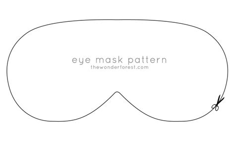 Easy Sleep / Eye Mask Tutorial - Wonder Forest