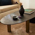 Aluminum Flat Leg Coffee Table | Modern Living Room Furniture | West Elm