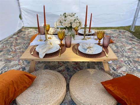 Elegant picnic setup | Diy picnic table, Picnic decorations, Picnic theme