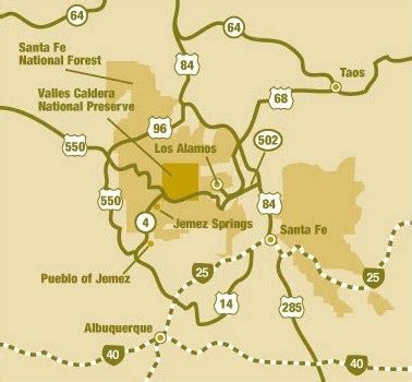 Directions - Valles Caldera National Preserve (U.S. National Park Service)