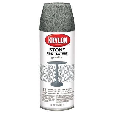 Krylon Flat Granite Textured Spray Paint (Actual Net Contents: 12-oz ...