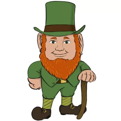 How to Draw a Leprechaun - Easy Drawing Art