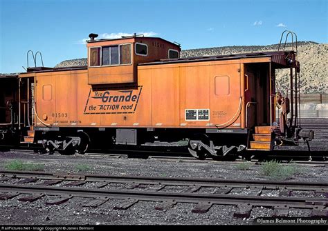 DRGW 01503 Denver & Rio Grande Western Railroad Wide Vision Caboose at Helper, Utah by James ...