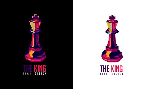 KING CHESS LOGO VECTOR Graphic by AP · Creative Fabrica