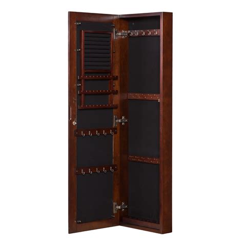 Alcott Hill Chauncey Wall-Mounted Jewelry Armoire with Mirror & Reviews ...