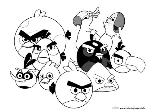 Printable Angry Birds Cartoon8d89 Coloring Pages Printable