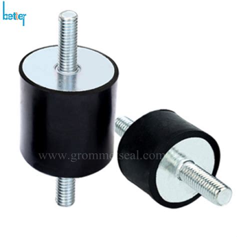 Vibration Damping Mounts | Cylindrical Rubber Vibration Isolators