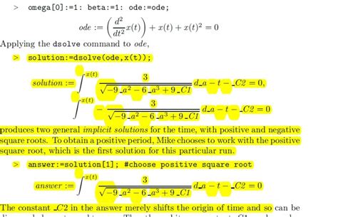 differential equations - How can I solve a nonlinear ODE - Mathematica Stack Exchange