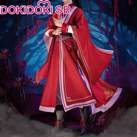 DokiDoki Anime Tian Guan Ci Fu Cosplay Hua Cheng San Lang Ver Red Cos ...