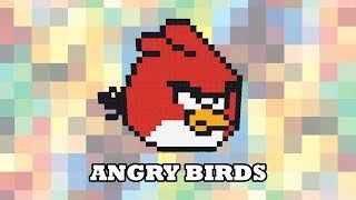 Angry Birds Pixel Art : Angry Birds Tutorial Minecraft... | Doovi