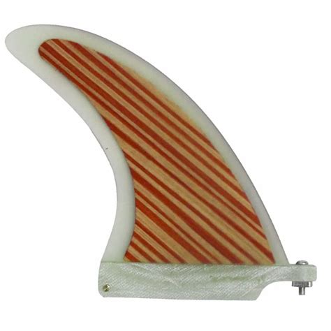 Single Centre 6'' Surfboard Fins Wood Veneer Surfing Fins-in Rowing Boats from Sports ...