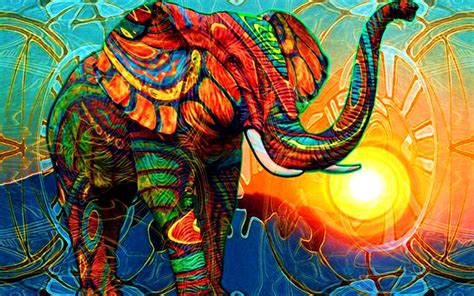 Elephant Art Wallpapers - Top Free Elephant Art Backgrounds - WallpaperAccess