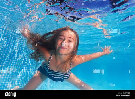 Alamy Little Girl Swim