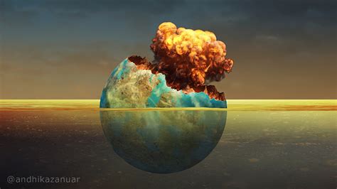 Earth Explodes - Photoshop Surreal Manipulation Tutorial