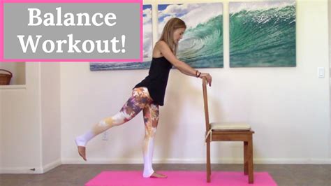 Balance Exercises - 10 Minute Home Workout to Improve Balance - YouTube