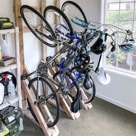 Easy DIY Bike Rack for the Wall - The Handyman's Daughter