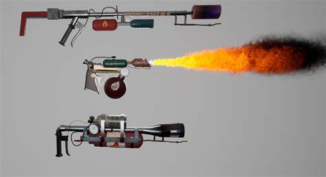 flamethrower pack in Weapons - UE Marketplace