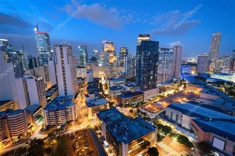 Makati Skyline, Manila - Philippines. — Stock Photo © fazon1 #74371259