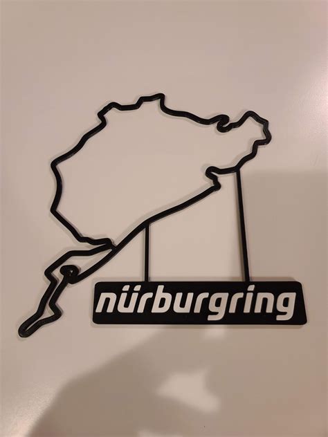 Nurburgring Track Map (Multi Color with Nameplate) by dakjones82 ...