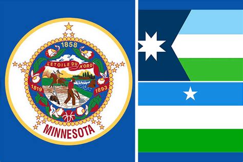 Minnesota's changing its state flag and one proposed redesign looks an awful lot like this flag ...