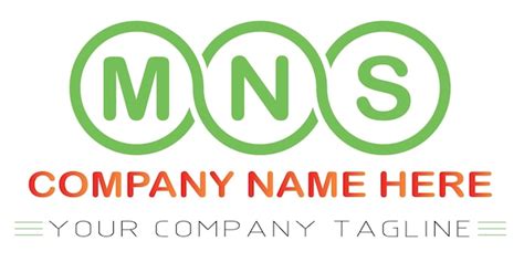 Premium Vector | Mns letter logo design