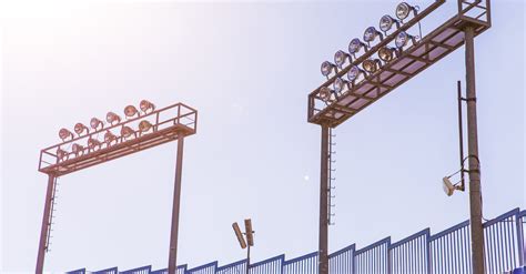 Two Football Stadium Lights · Free Stock Photo