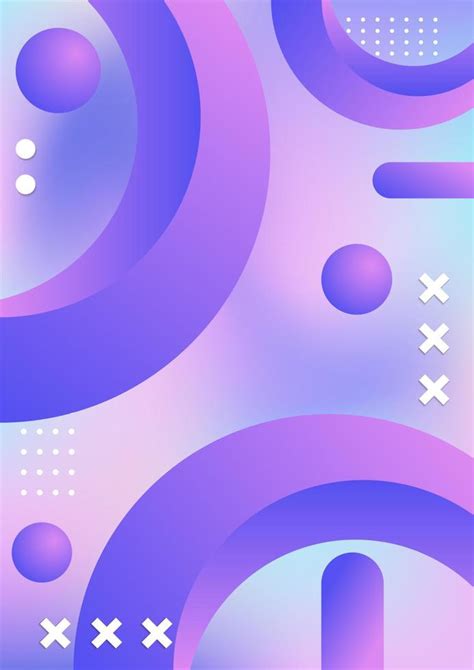 portrait gradient abstract with geometric background 14407960 Vector ...